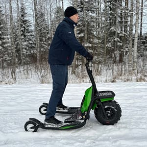 SKICK sähköpotkukelkka ympärivuotisesti